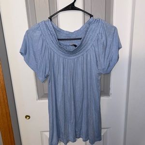 Off the shoulder shirt